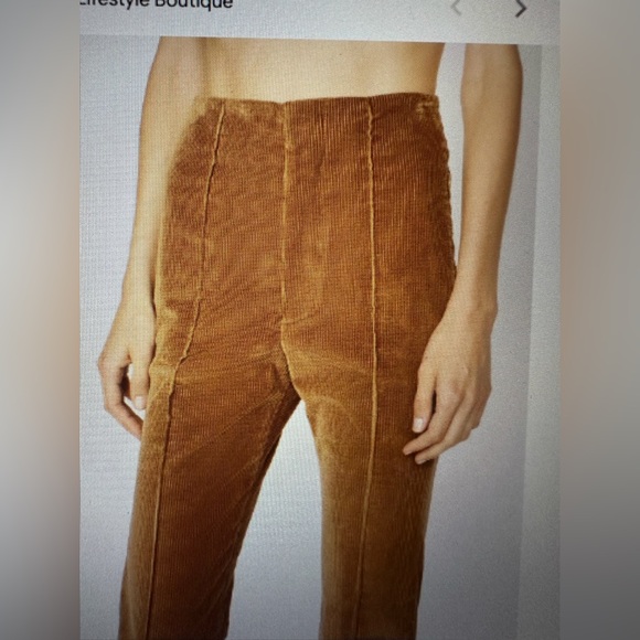 Frame Pintuck Cord Trouser - Picture 9 of 11